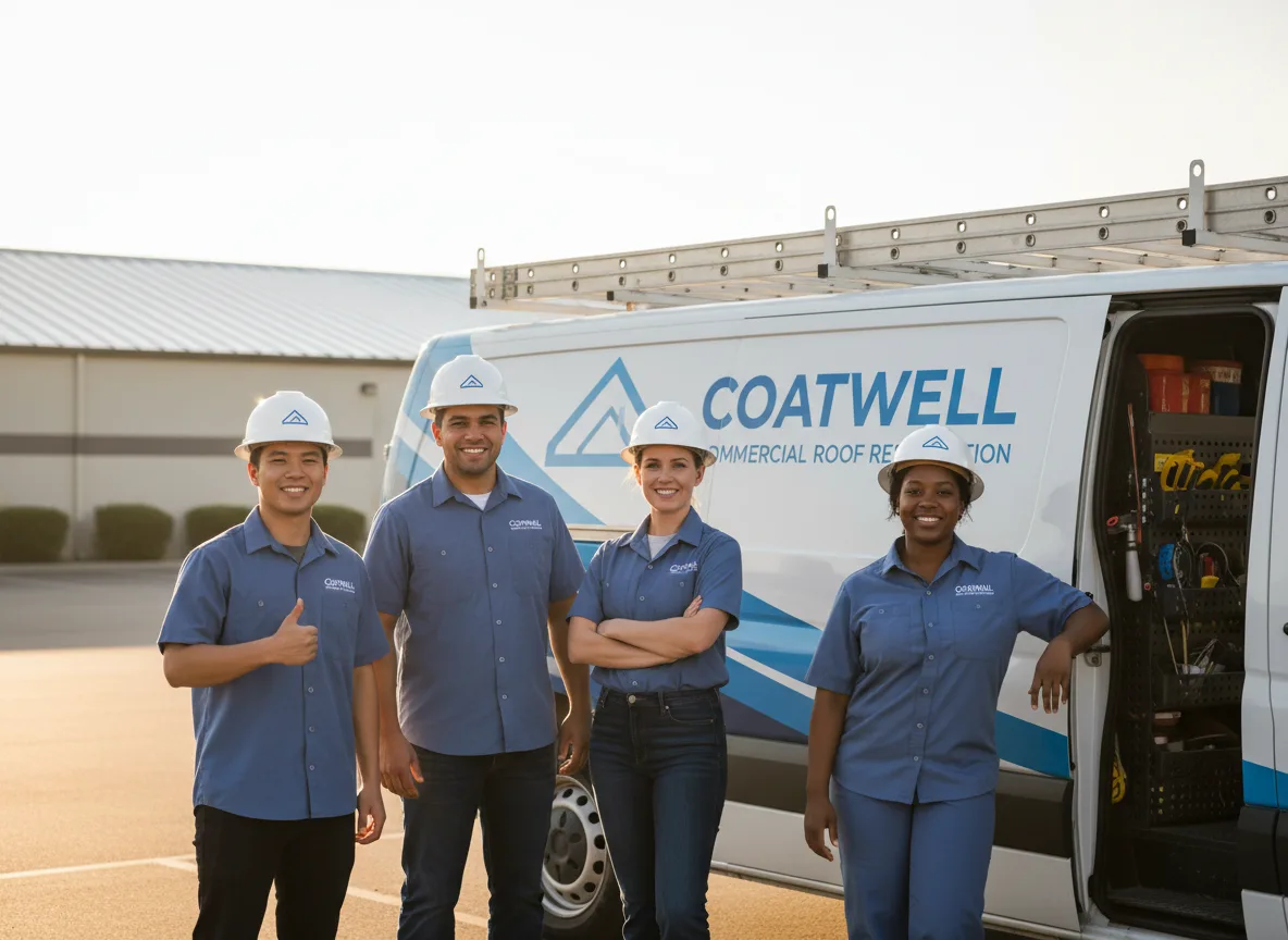 Commercial roof coating company in Jamaica, IA